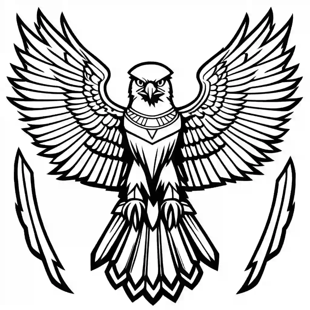 Thunderbird coloring pages